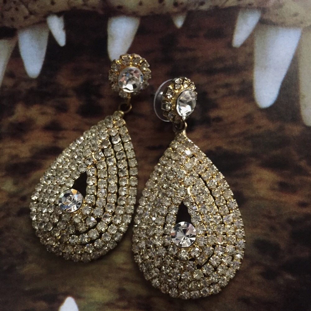 sparkly earrings