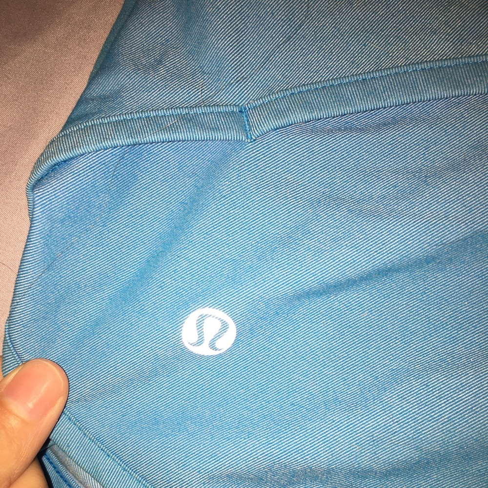 Blue lulu lemon shorts