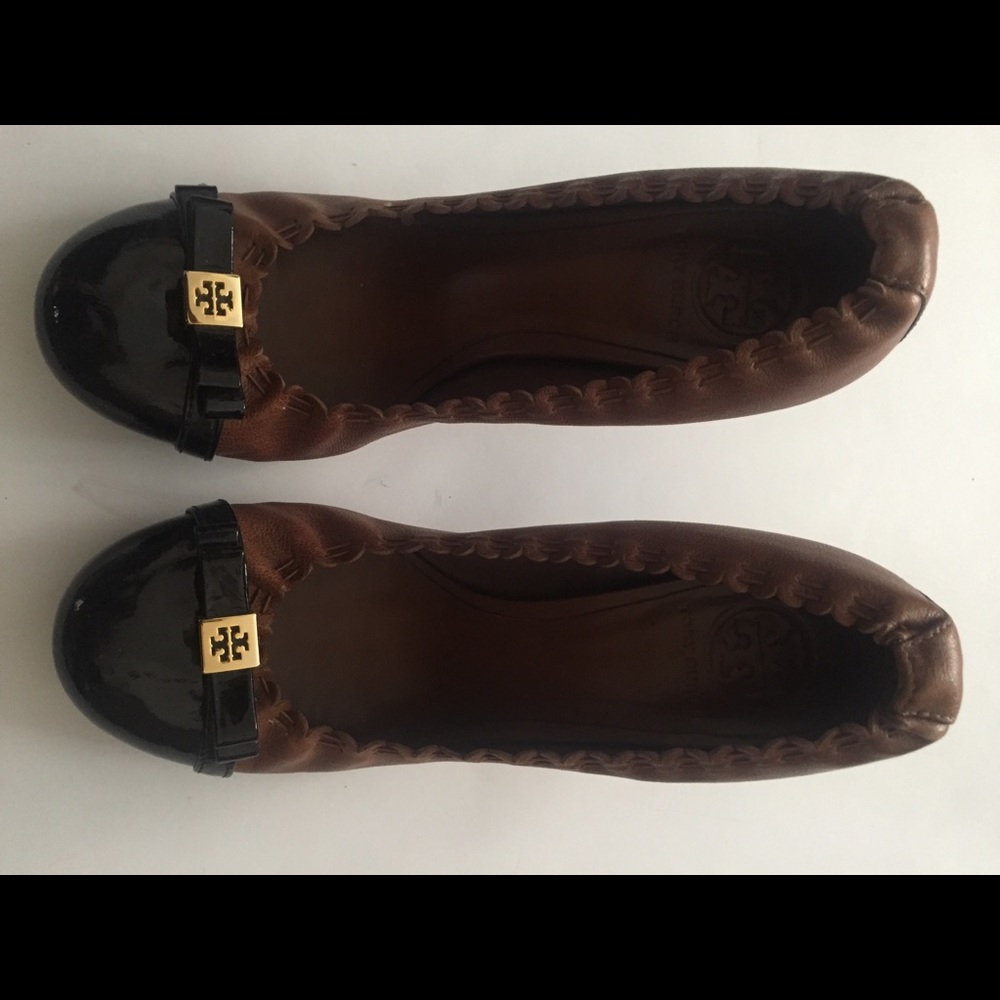 Tory burch round toe heels