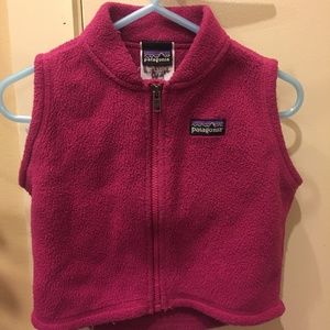 6M Patagonia Synchilla Pink Fleece Vest