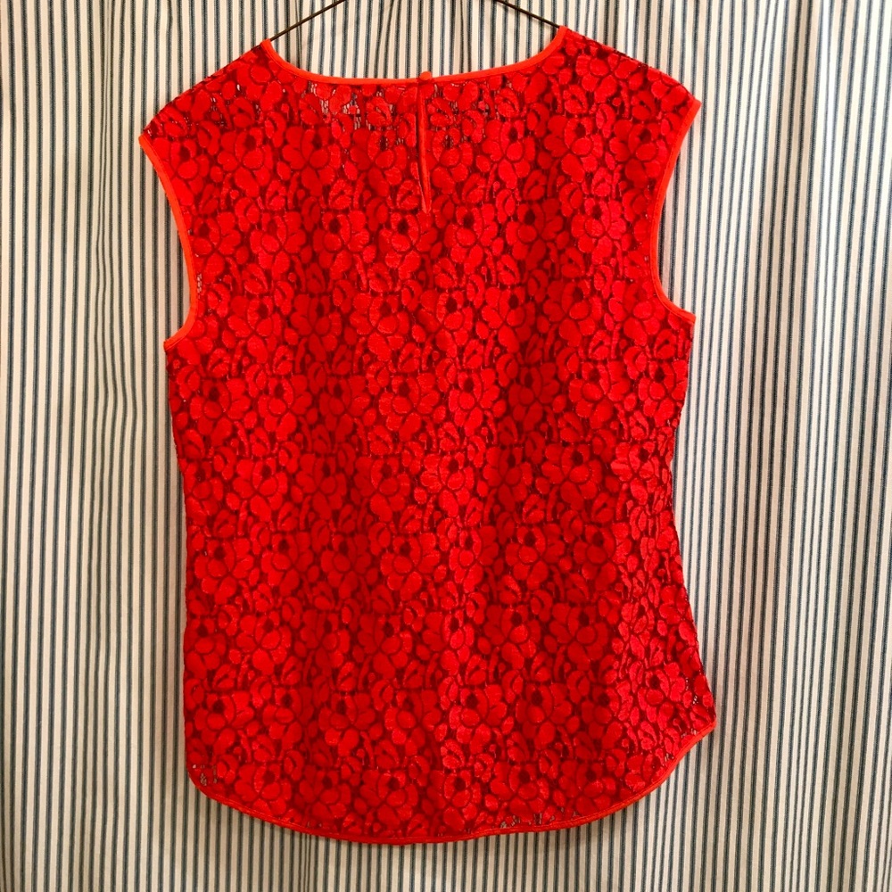 Red Halogen Lacy Tank - Picture 4 of 4