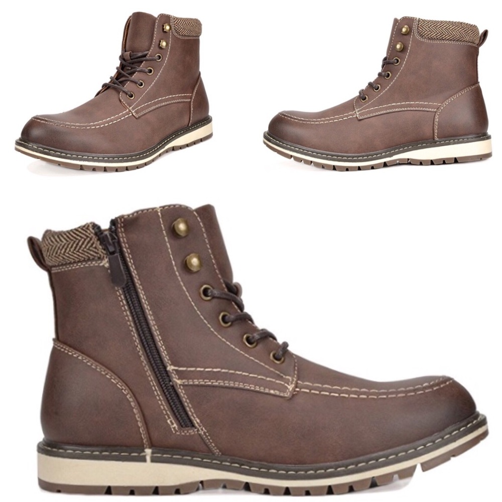 NEW Men’s Apache Motorcycle Combat Ankle Boots