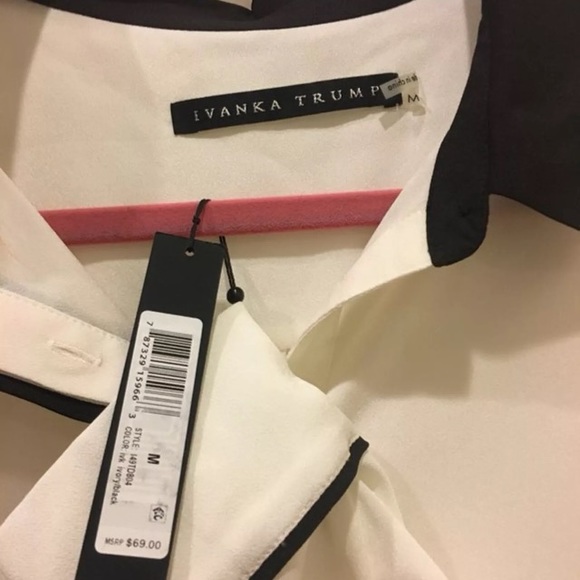 Ivanka Trump Black and White Blouse - Picture 3 of 3