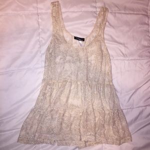 Sheer & Sparkly Tank Top