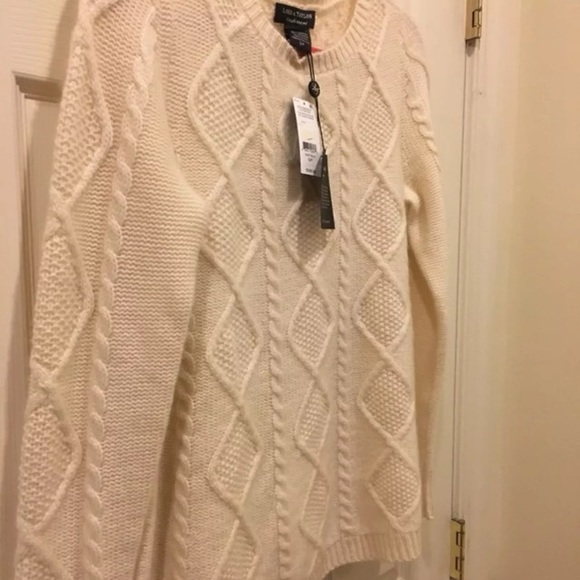 Cable Knit Cashmere Sweater - Picture 2 of 4