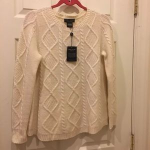 Cable Knit Cashmere Sweater