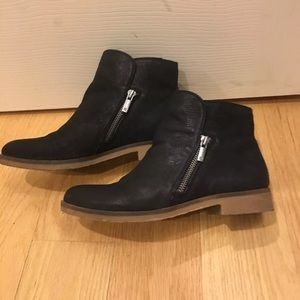 Lucky Brand Black Leather Boots