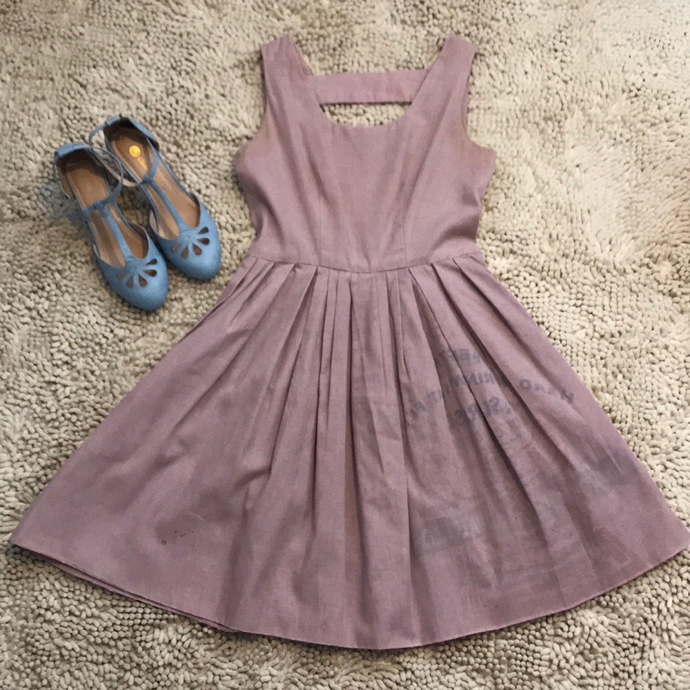 Handmade, flour sack, button-up dress