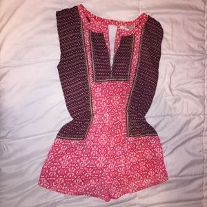 Forever 21 Aztec Printed Romper