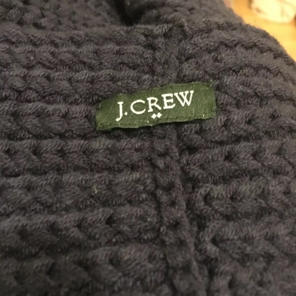 J. Crew Navy Knit Infinity Scarf - Picture 2 of 3