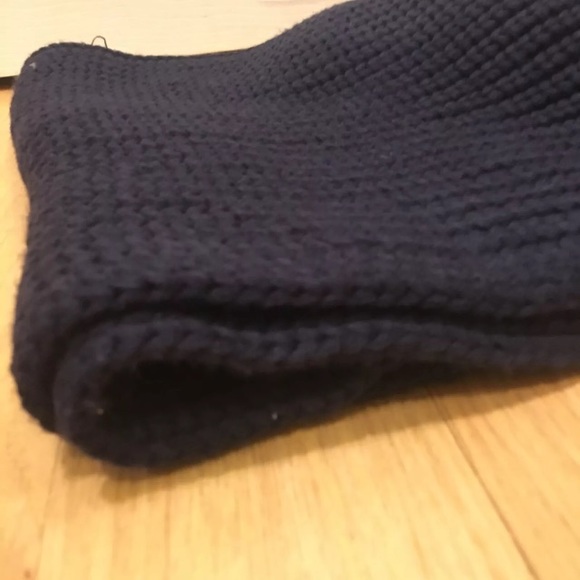 J. Crew Navy Knit Infinity Scarf - Picture 3 of 3