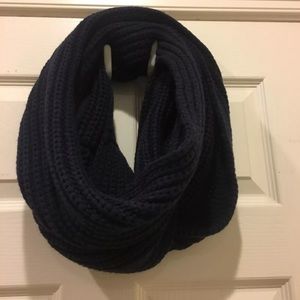 J. Crew Navy Knit Infinity Scarf