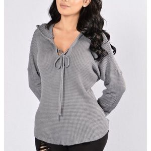 Gray fashion nova sweater size small