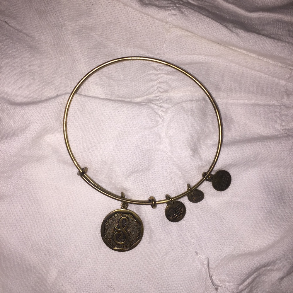 Initial "S" Alex and Ani bracelet