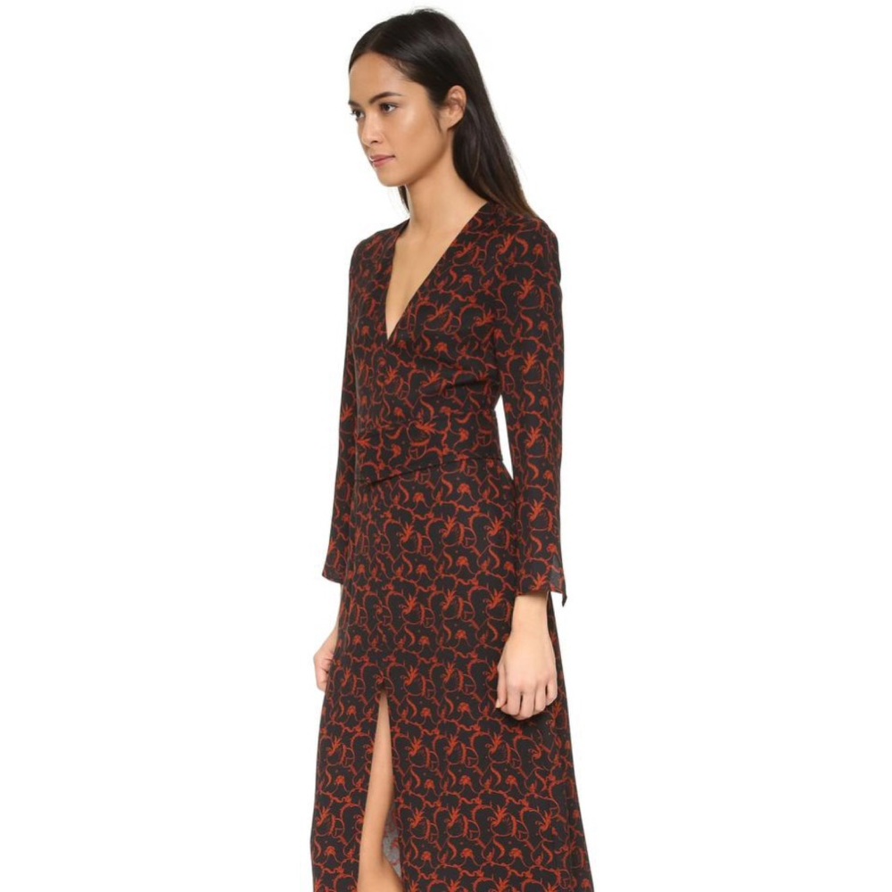 A.L.C. Printed Midi Dress