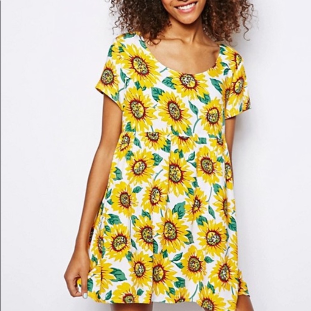 American Apparel sunflower dress