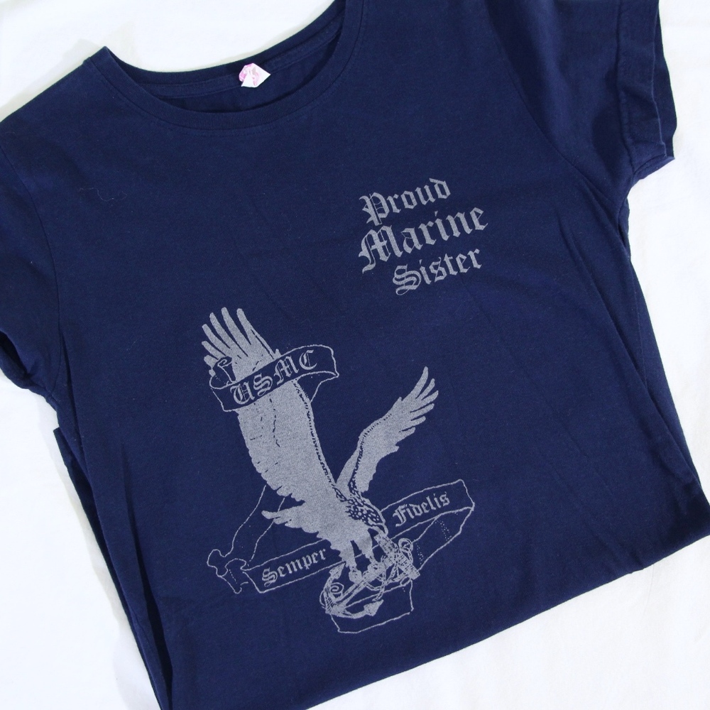 USMC Proud Marine Sister T-shirt