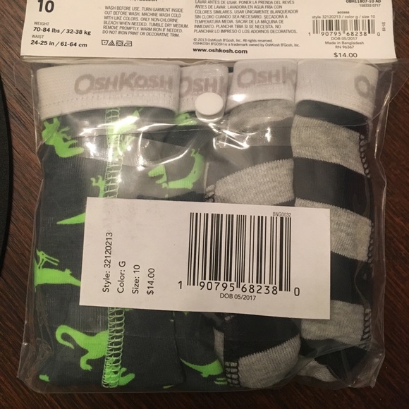 OSHKOSH boxer briefs size 10 - Picture 2 of 2