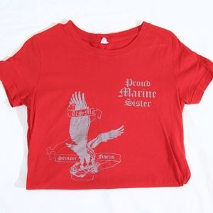 USMC Proud Marine Sister T-shirt