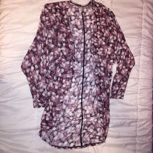 Lightweight Floral Cardigan