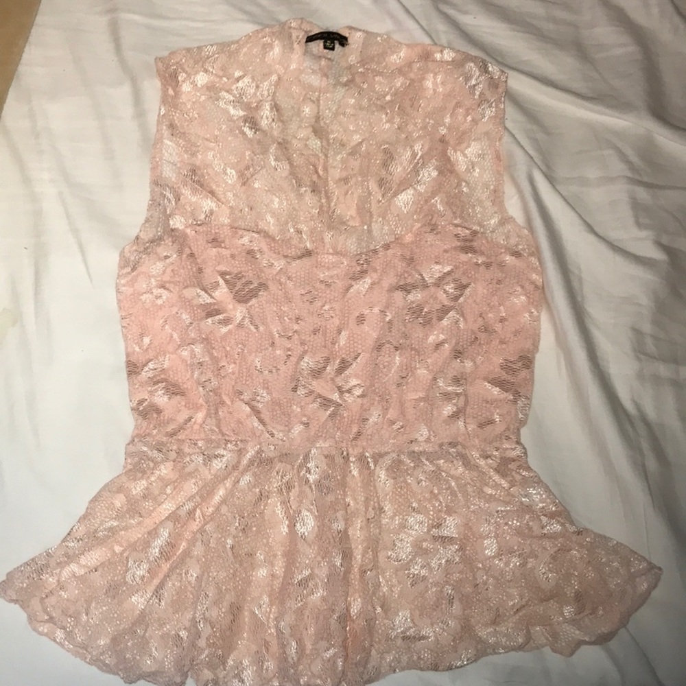 light pink top