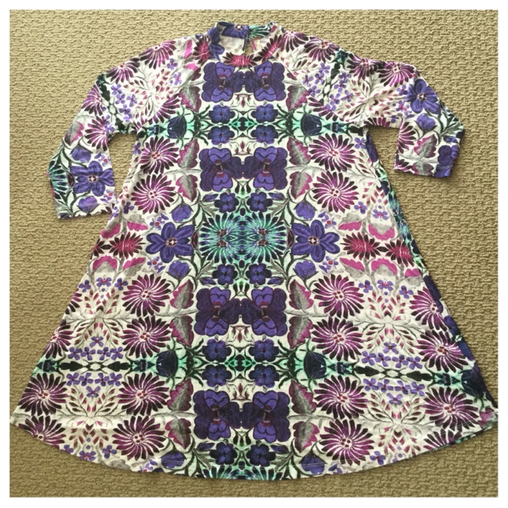 🆕Free People Floral Printed Mini Dress. NWOT. - Picture 6 of 6