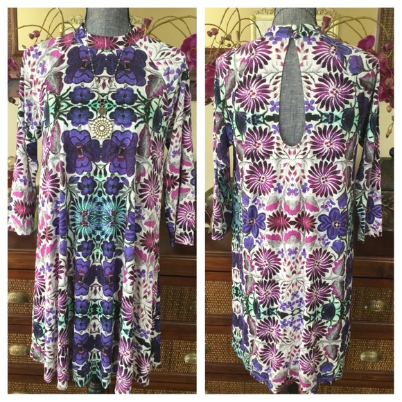 🆕Free People Floral Printed Mini Dress.  NWOT. - Picture 4 of 6
