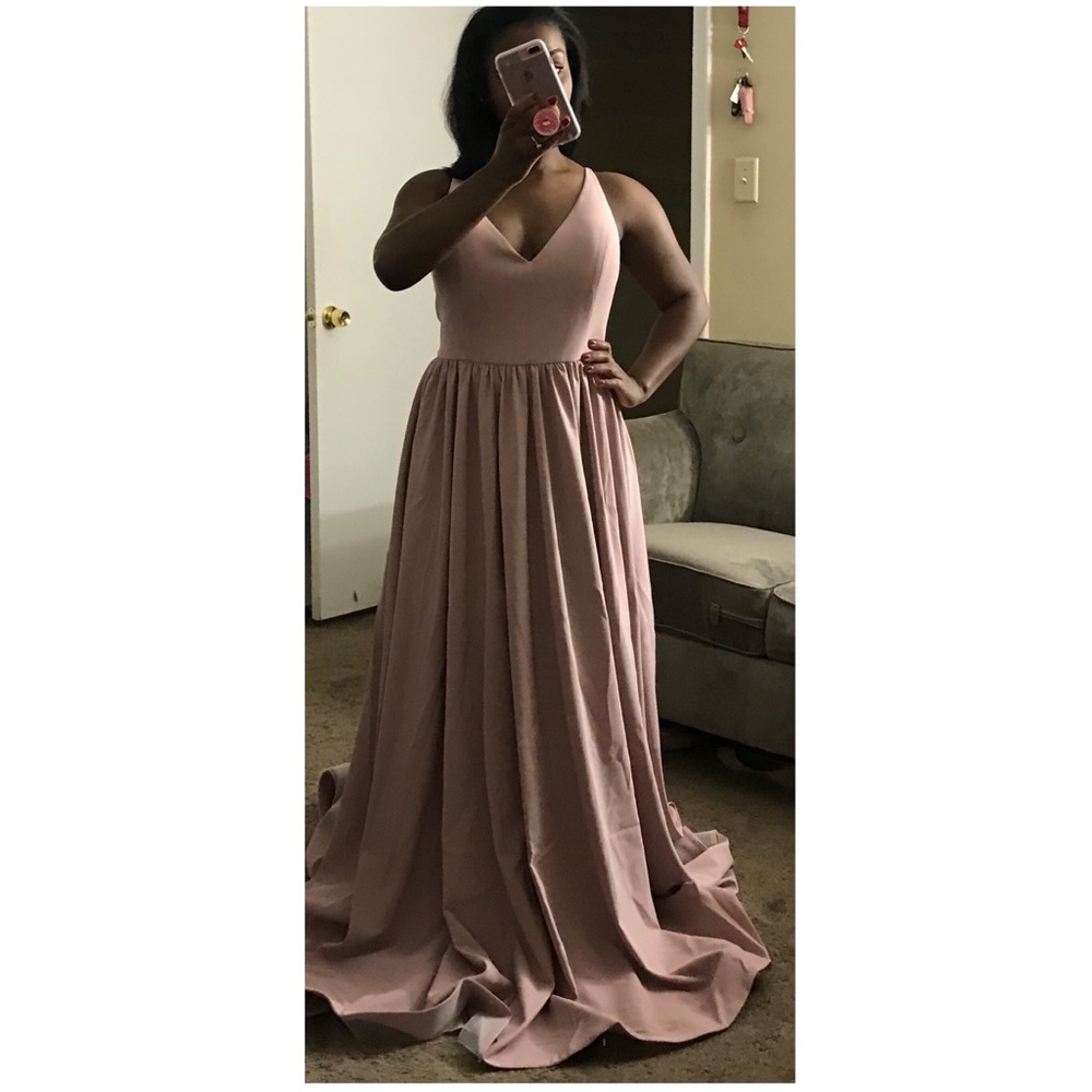 Blush Bridesmaid Dress