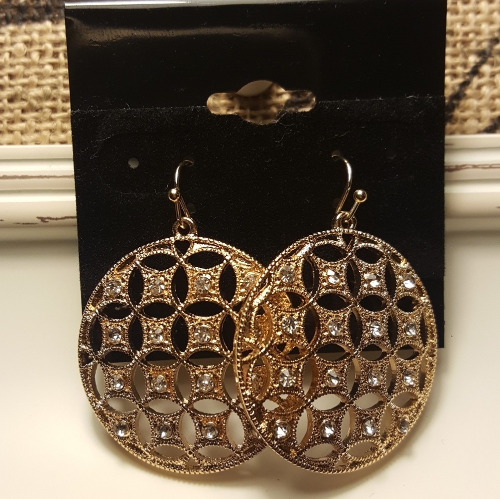 Gold Dangly Earrings