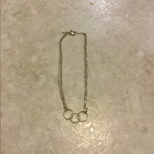 The Limited silver rings necklace