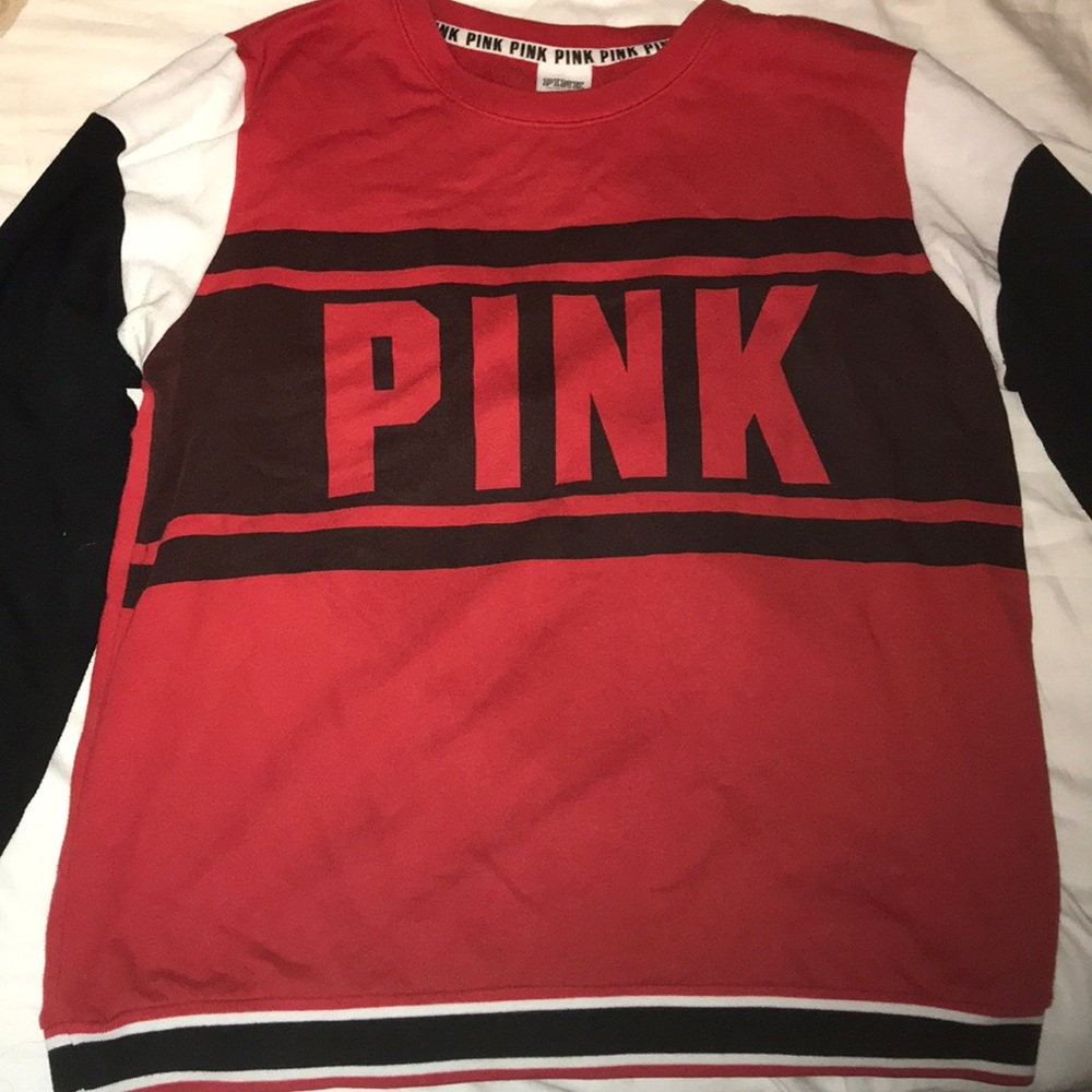 Pink crew sweater