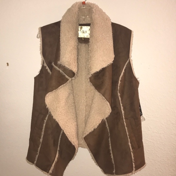 YMI Jackets & Blazers - YMI Faux Sheepskin Vest