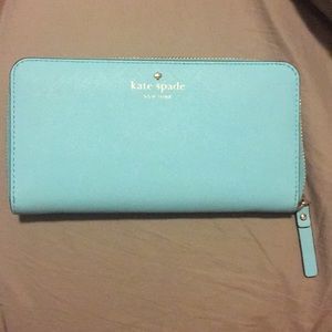 KATE SPADE LIGHT BLUE WALLET