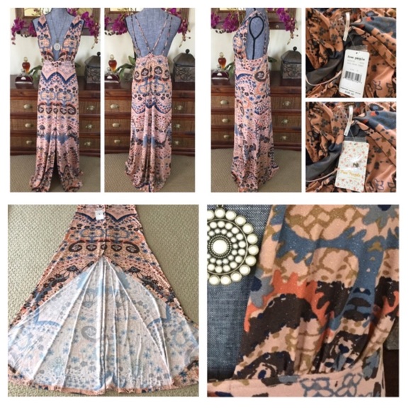 Free People Other Days Floral Maxi Dress.  NWT. - Picture 4 of 4