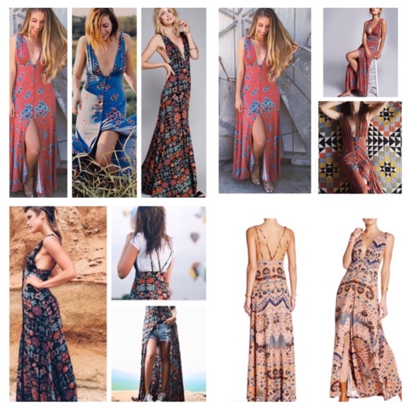 Free People Other Days Floral Maxi Dress.  NWT. - Picture 2 of 4