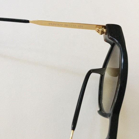 Thierry Lasry back & gold sunglasses