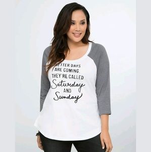 Saturday Sunday Raglan