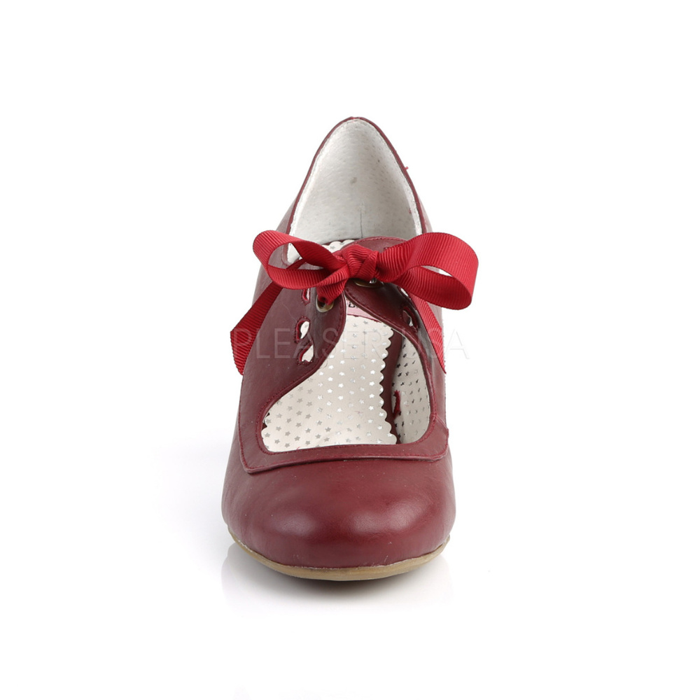 Pin Up Heart High Heel Shoes - Picture 4 of 5