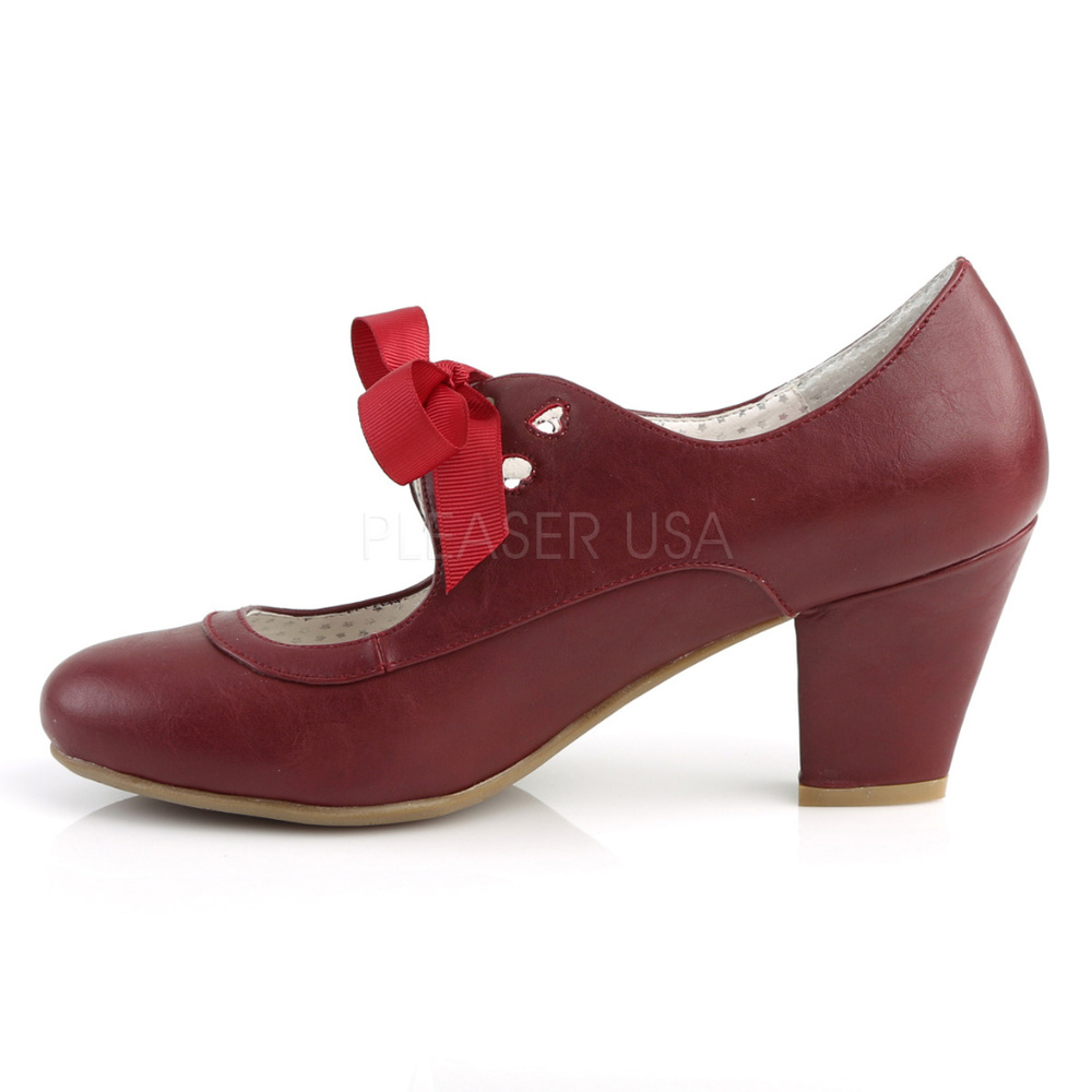 Pin Up Heart High Heel Shoes - Picture 1 of 5