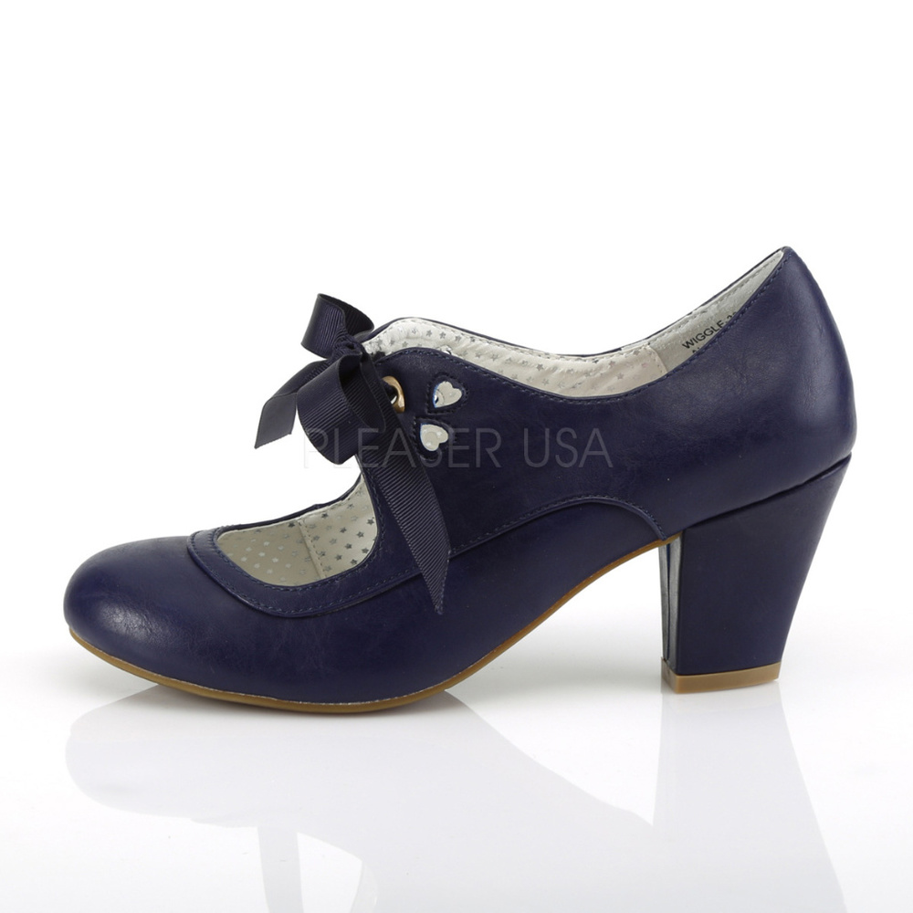 Pin Up Heart Pinup Kitten High Heel Shoes - Picture 3 of 5