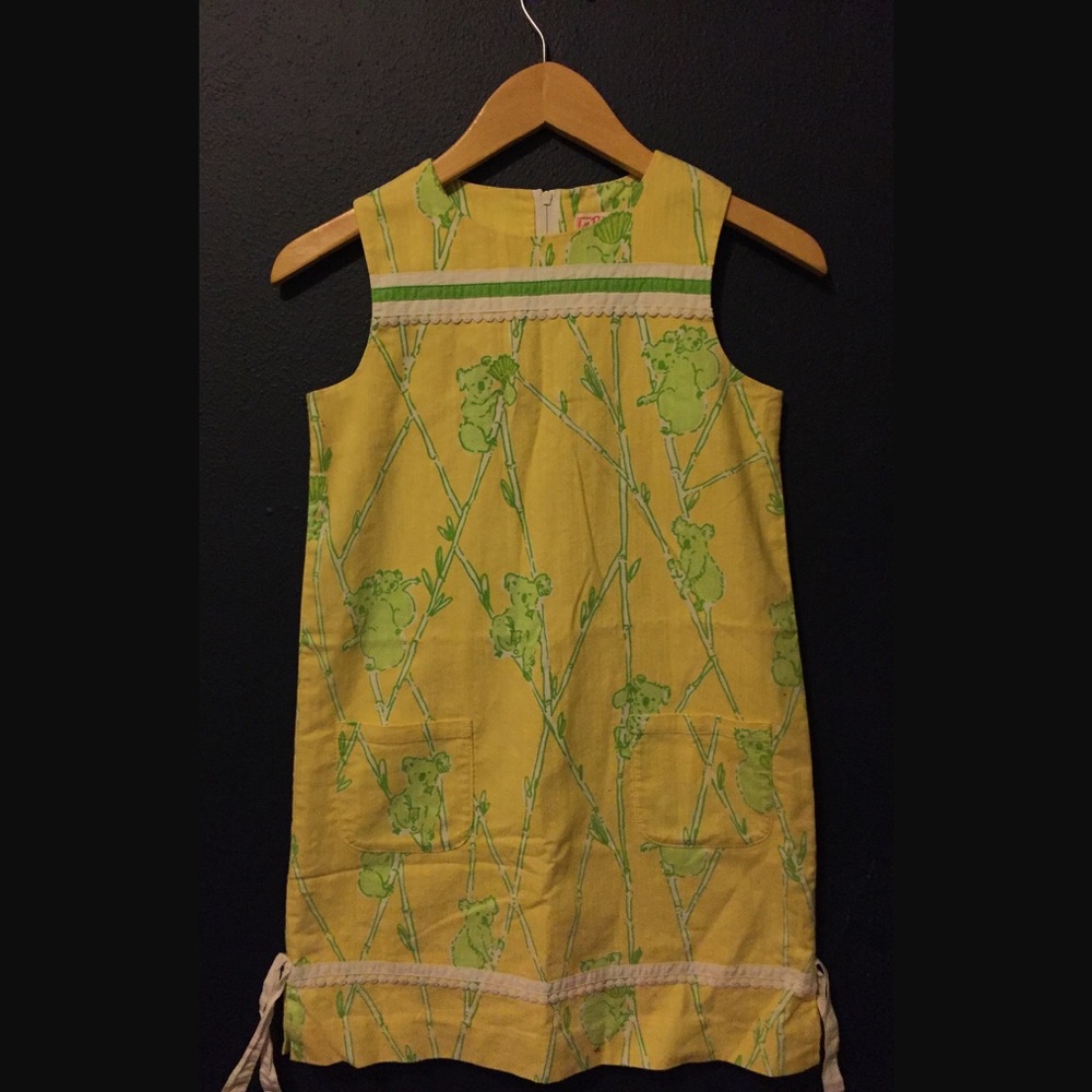 Lilly Pulitzer Koala Shift Dress Sz 12