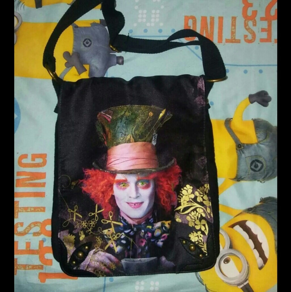 ❌Sold❌Johnny depp mad hatter crossbody side bag