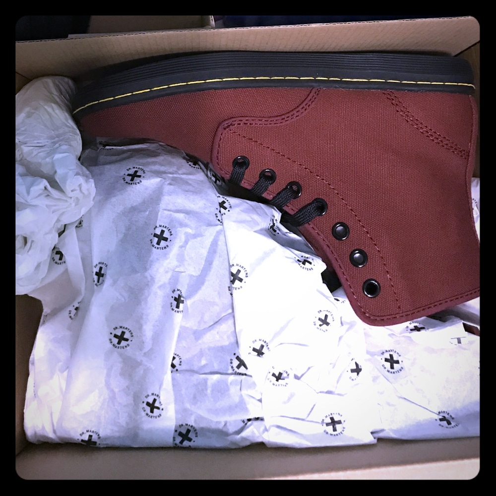 Dr. Martens Burgundy Boots