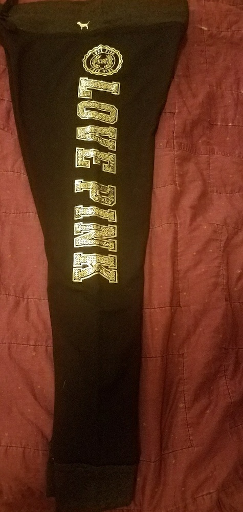 PINK Victoria's Secret brand new bling leggings
