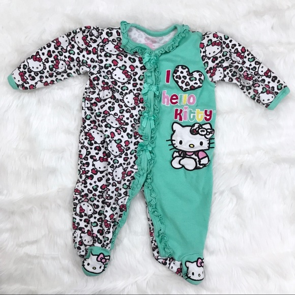 hello kitty baby onesie