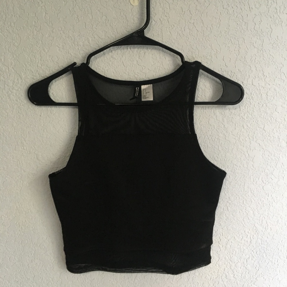 mesh h&m tank top