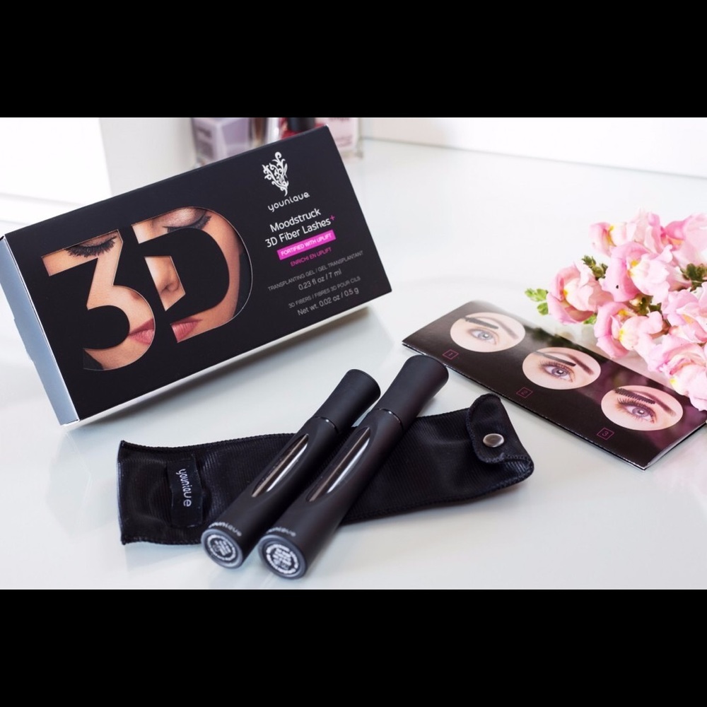 Younique 3D fiber lashes + Mascara