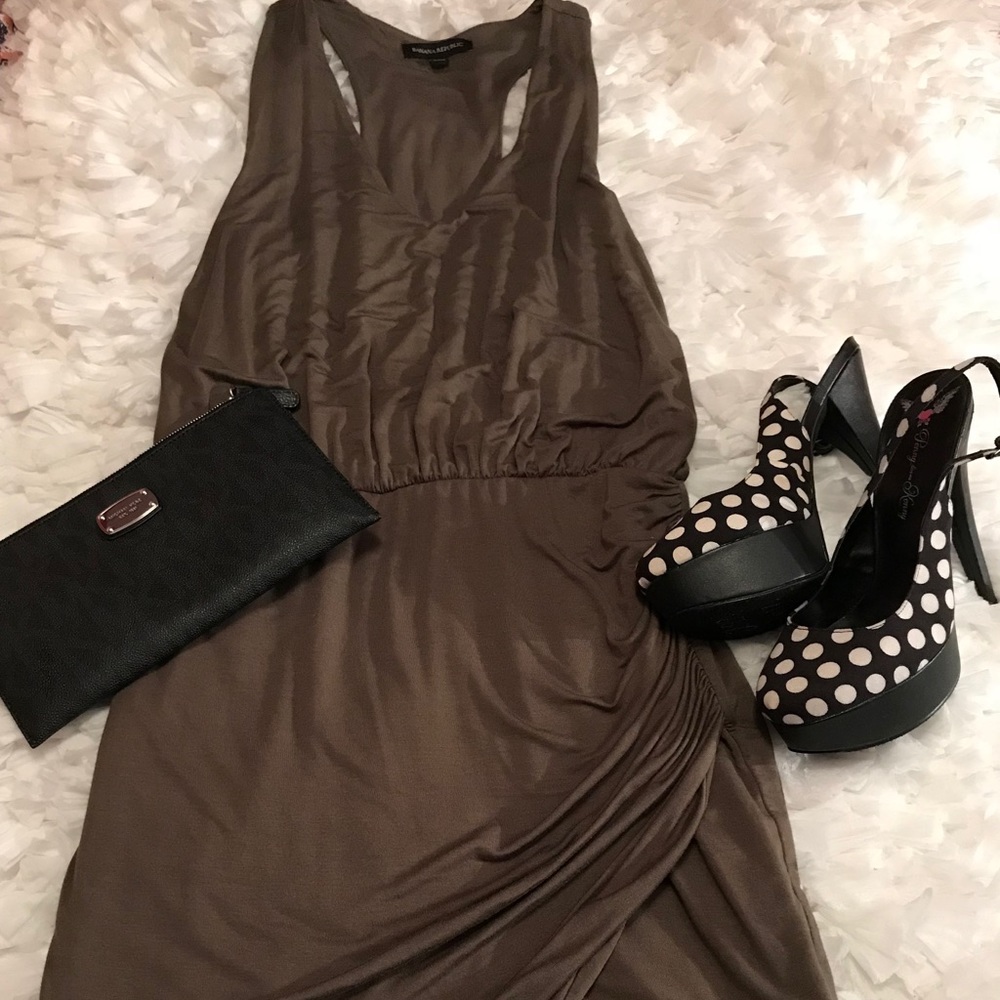 Banana Republic Army Green Dress Size Small