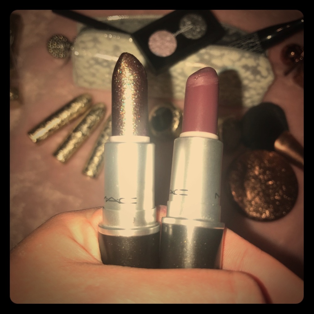 MAC Lipstick bundle *on and on* *smoked purple*