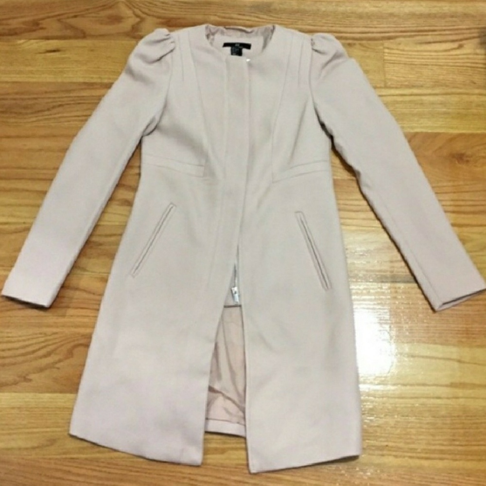 H&M light pink/beige coat